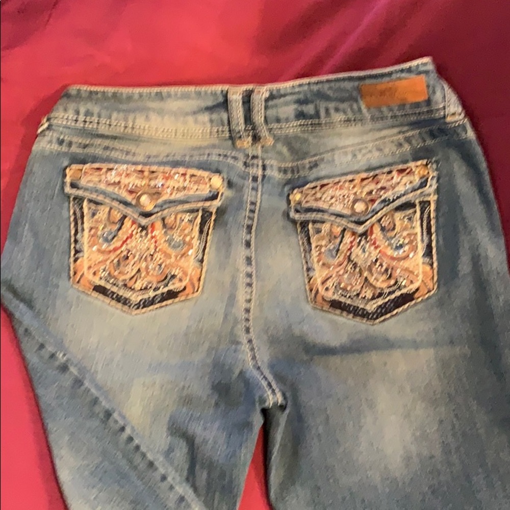 WallFlower distress jeans...